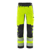 Fristads High Vis Stretch-Hose Klasse 2 2712 PLU Größe C52 Warnschutz-Gelb/Schwarz