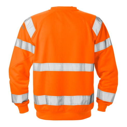 Fristads High Vis Sweatshirt Kl. 3 7446 SHV Größe XS Warnschutz-Orange