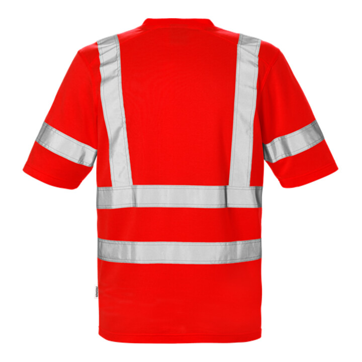 Fristads High Vis T-Shirt 7024 Kl. 3 THV Rot (Herren)