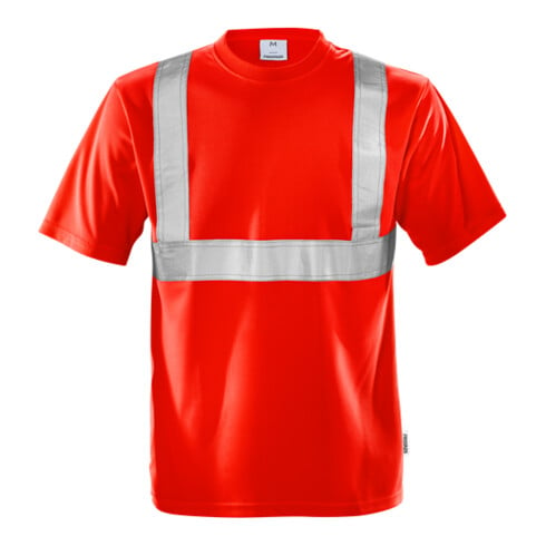 Fristads High Vis T-Shirt Kl. 2 7411 TP Rot (Herren)