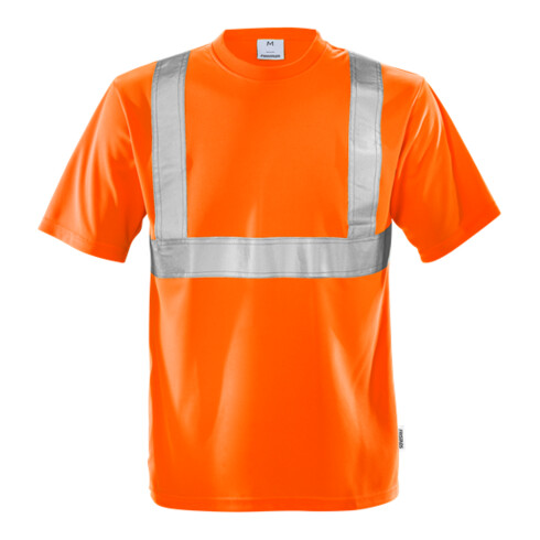 Fristads High Vis T-Shirt Kl. 2 7411 TP Größe XS Warnschutz-Orange