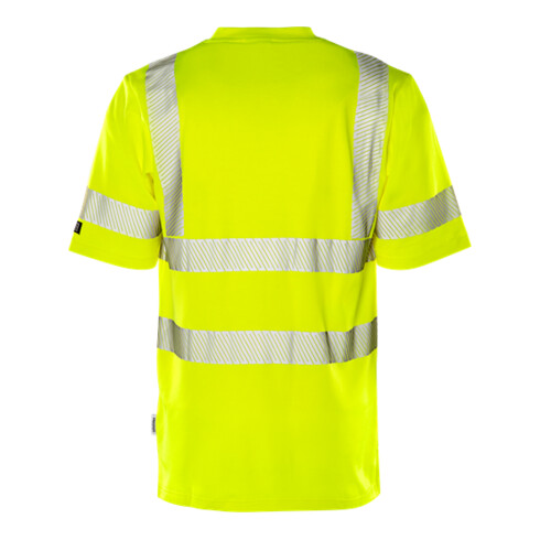 Fristads High Vis T-Shirt Kl. 3 7407 THV Größe 4XL Warnschutz-Gelb