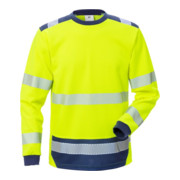 Fristads High Vis T-Shirt Langarm KL. 3 7724 THV Dunkelblau (Herren)-1