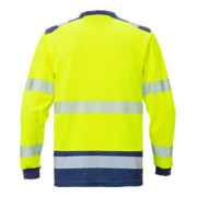 Fristads High Vis T-Shirt Langarm KL. 3 7724 THV Dunkelblau (Herren)-3