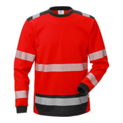 Fristads High Vis T-Shirt Langarm KL. 3 7724 THV Rot (Herren)-1