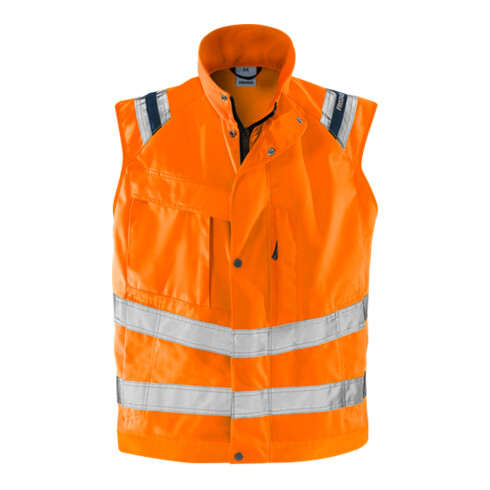Fristads High Vis Weste, Kl. 2 5013 PLU Größe S Warnschutz-Orange