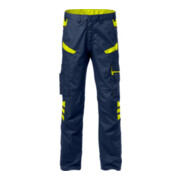Fristads Hose 2552 STFP Marine/Gelb (Herren)