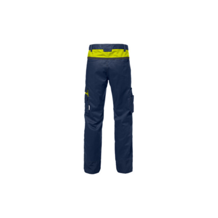 Fristads Hose 2552 STFP Marine/Gelb (Herren)