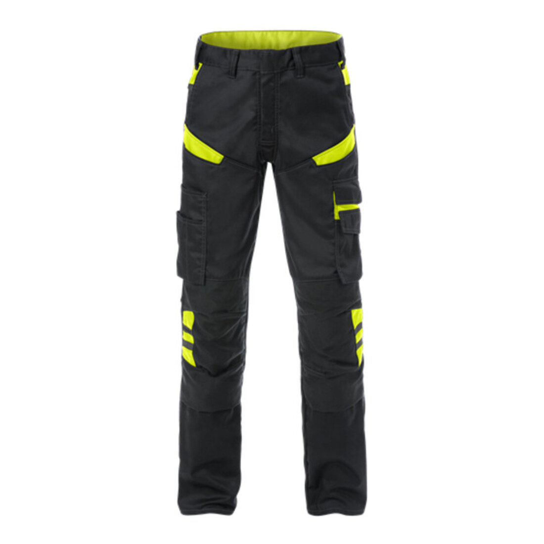 Fristads Hose 2555 STFP Schwarz Schwarz/Gelb (Herren)