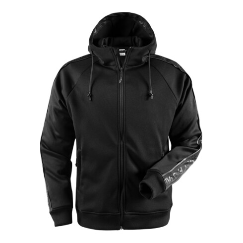 Fristads Kapuzen-Sweat-Jacke 7464 SSL Größe XS Schwarz
