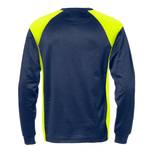 Fristads Langarm-T-Shirt 7071 THV Größe 4XL Marine/Warnschutz-Gelb