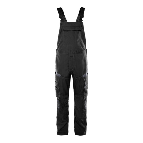 Fristads Latzhose 1556 STFP Größe C62 Schwarz/Grau
