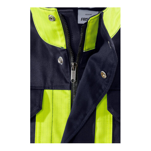 Fristads Schweisser jacke 4077 WEL Größe XL Marine/Warnschutz-Gelb
