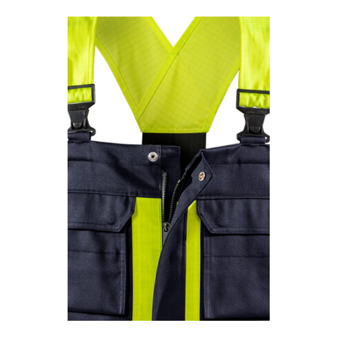 Fristads Schweisser latzhose 1029 WEL Größe C54 Marine/Warnschutz-Gelb