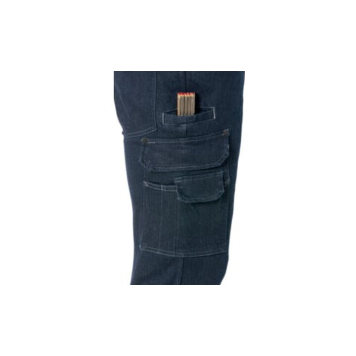 Fristads Service Stretch-Jeans 2501 DCS Blau (Herren)