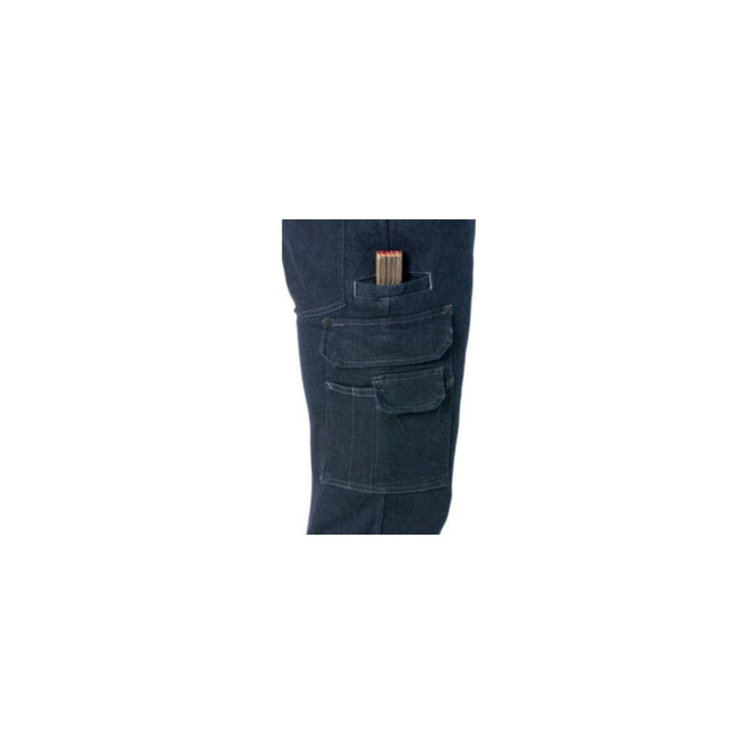 Fristads Service Stretch-Jeans 2501 DCS Blau (Herren)