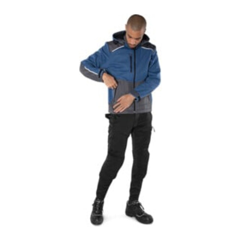 Fristads Softshell-Winterjacke 4060 CFJ Blau (Herren)