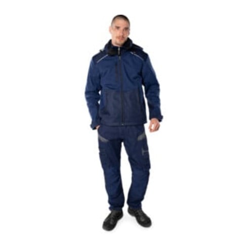 Fristads Softshell-Winterjacke 4060 CFJ Dunkelblau (Herren)