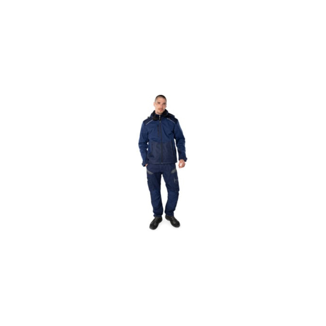 Fristads Softshell-Winterjacke 4060 CFJ Dunkelblau (Herren)