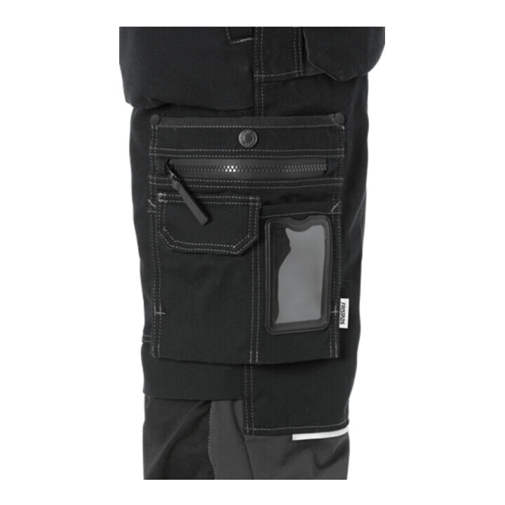Fristads Stretch-3/4-Hose 2531 CYD Schwarz (Herren)