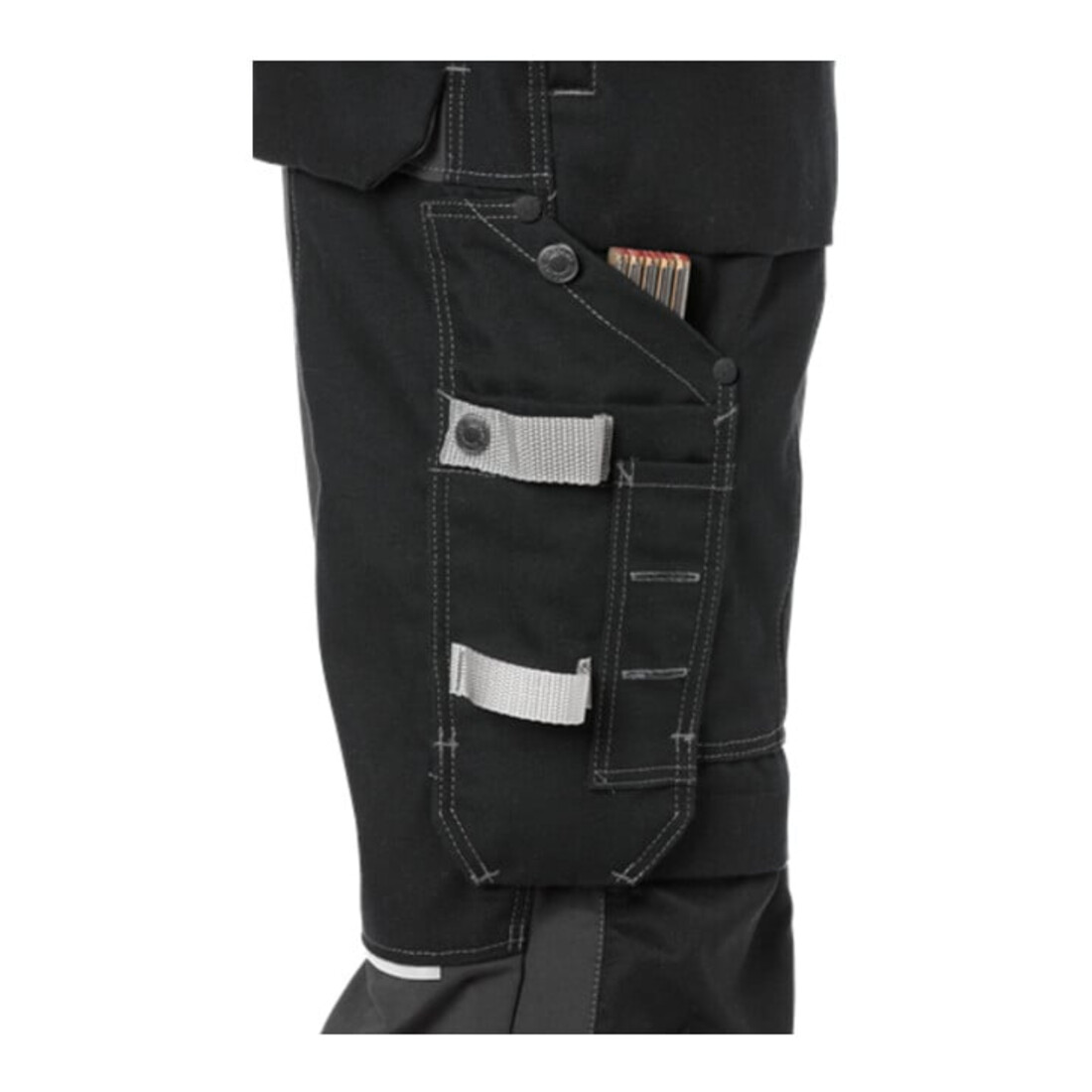 Fristads Stretch-3/4-Hose 2531 CYD Schwarz (Herren)