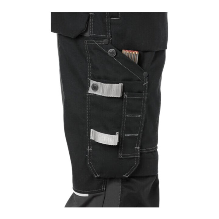 Fristads Stretch-3/4-Hose 2531 CYD Schwarz (Herren)