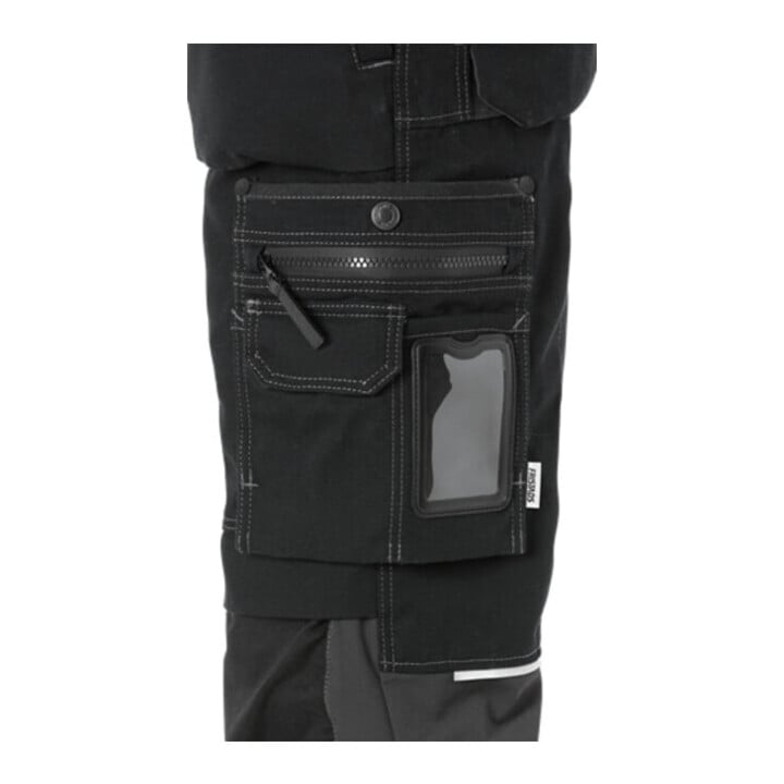 Fristads Stretch-3/4-Hose 2531 CYD Schwarz (Herren)