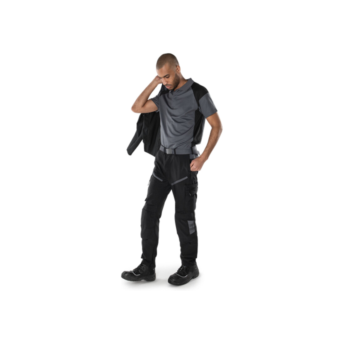 Fristads Stretch-Hose 2653 LWS Größe C60 Schwarz/Grau