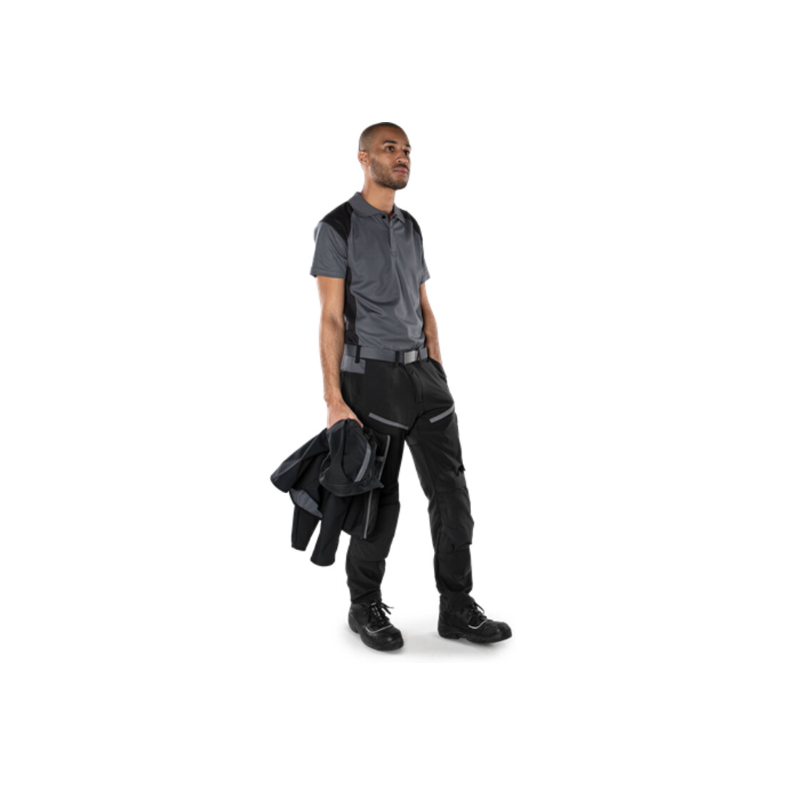Fristads Stretch-Hose 2653 LWS Größe C60 Schwarz/Grau