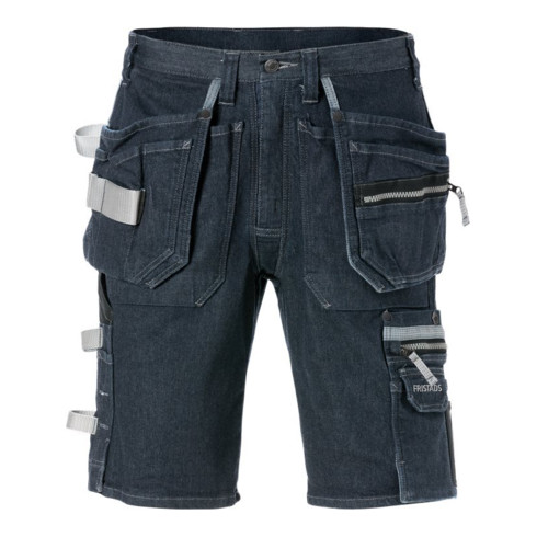 Fristads Stretch-Jeans-Shorts 2137 DCS Blau (Herren)