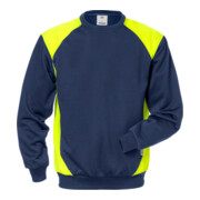 Fristads Sweatshirt 7148 SHV Größe M Marine/Warnschutz-Gelb-1