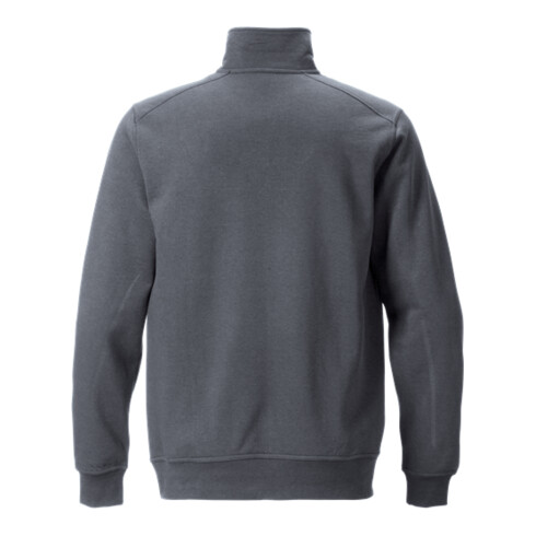 Fristads Sweatshirt mit kurzem Reißverschluss 7607 SM Größe 2XL Dunkelgrau