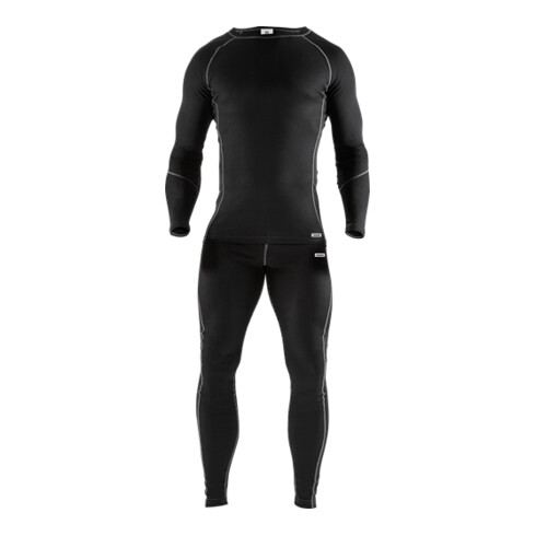 Fristads Unterwäsche-Set 7416 UE Größe 3XL Schwarz