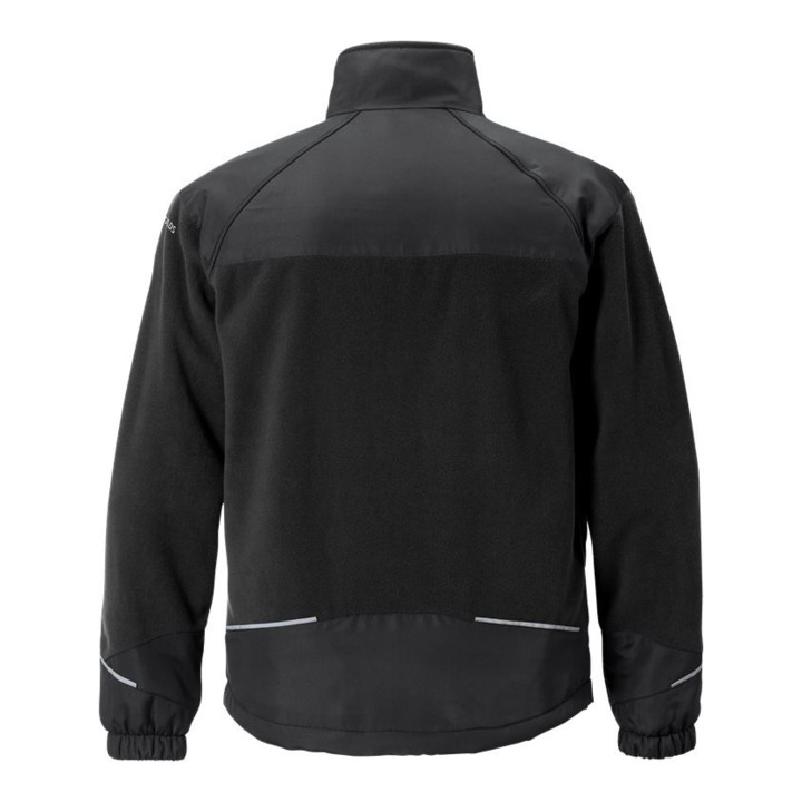 Fristads Winddichte Fleecejacke 4411 FLE Schwarz (Herren)