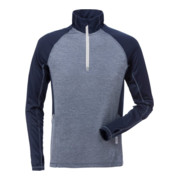 Fristads Zipper-Sweatshirt Langarm 7514 LKN Blau (Herren)-1