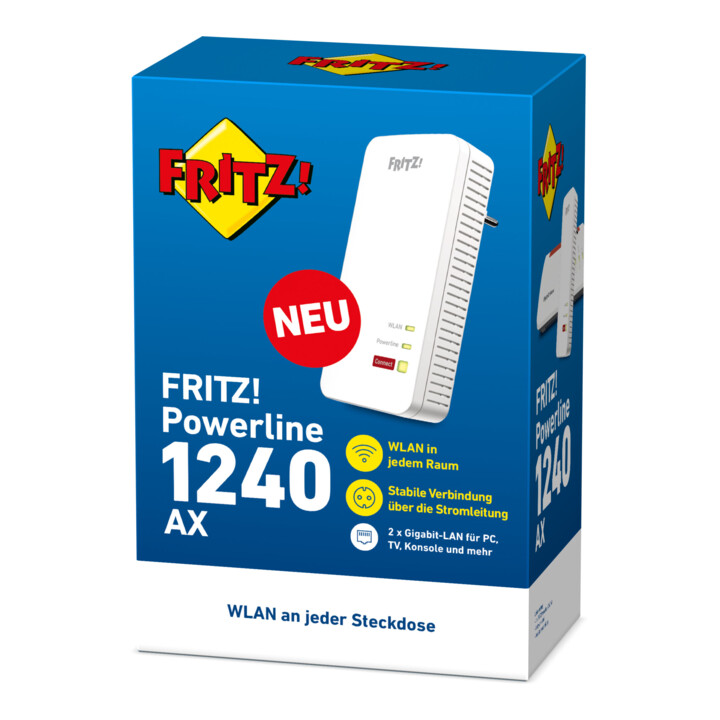 FRITZ Powerline Einzeladapter FRITZ!Powerline1240