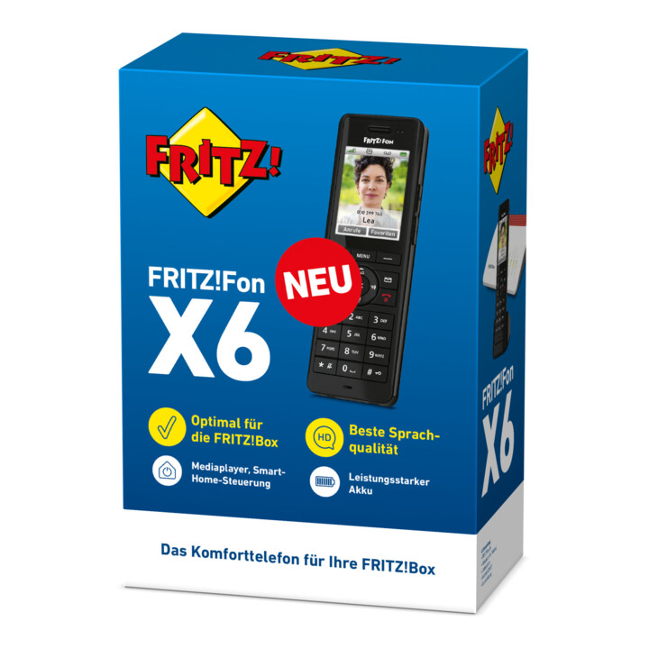 FRITZ Telefon FRITZ!Fon X6 schwarz