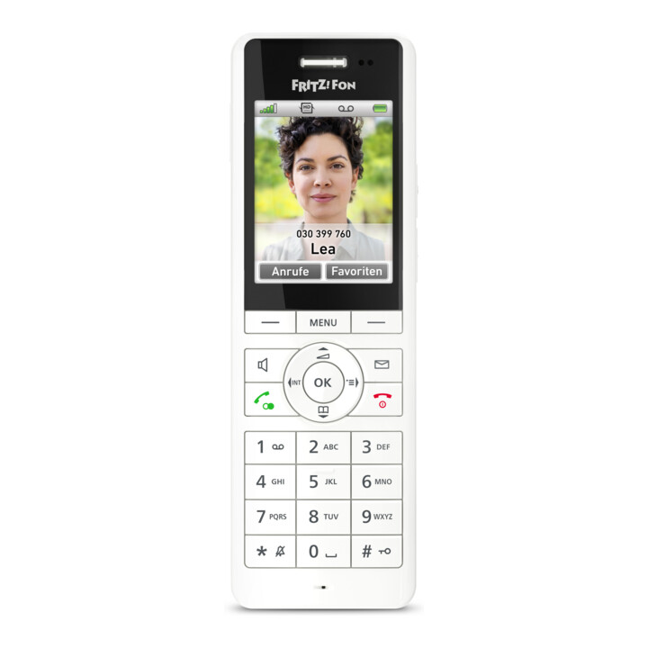 FRITZ Téléphone FRITZ!Fon X6 blanc écran couleur DECT