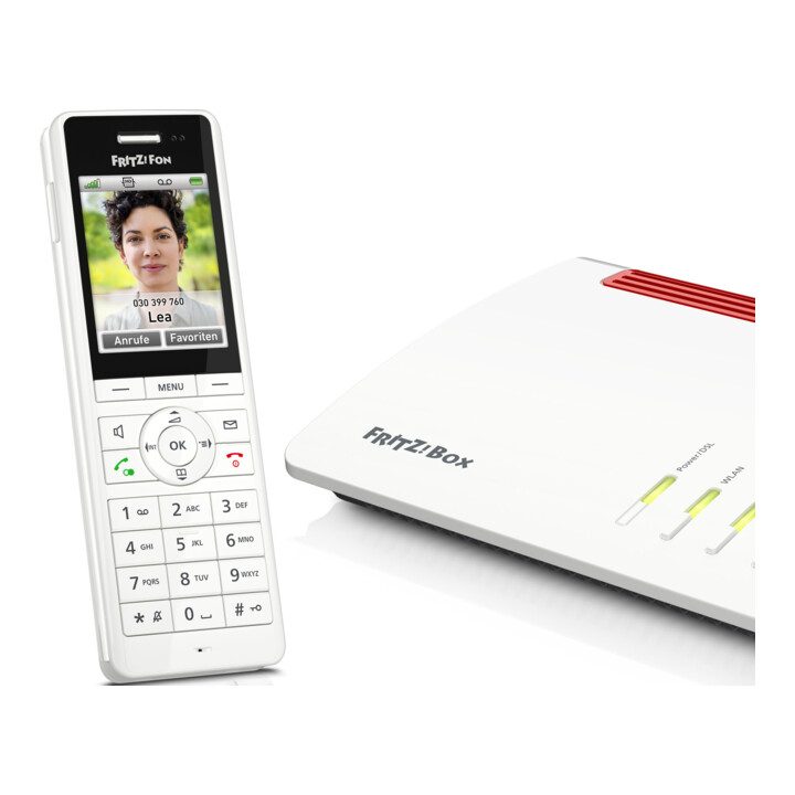 FRITZ Téléphone FRITZ!Fon X6 blanc écran couleur DECT