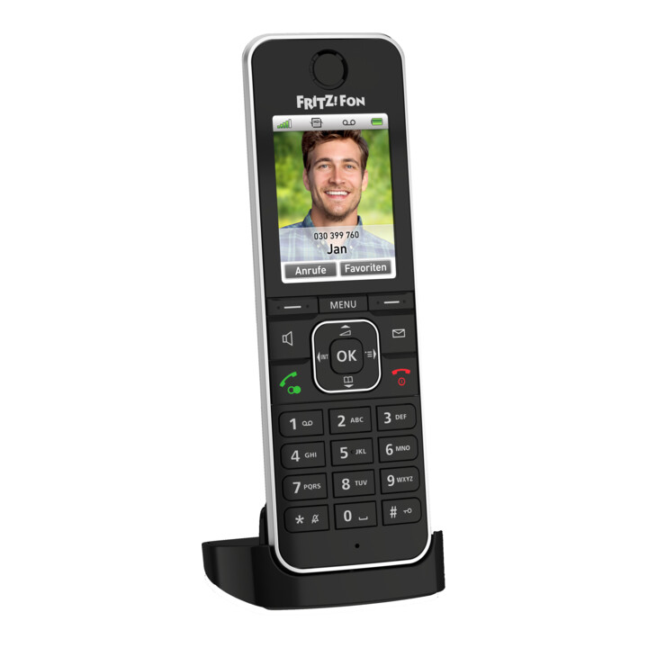 FRITZ Téléphone sans fil FRITZ!Fon C6 Black
