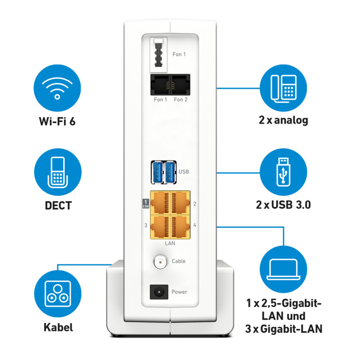 fritz WLAN Router FRITZ!Box 6690 CABLE