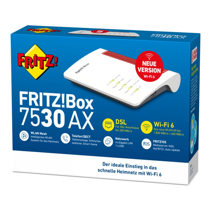 fritz WLAN Router FRITZ!Box7530AX AX