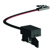 Front-Einsp. schw li 36W 12V,36W, 2m,LED-St. Schw.