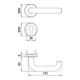 FS-Garnitur Riva FS 103/103 AP VA F00 D/D TS 38-58mm PZ rd.DIN L/R EDI