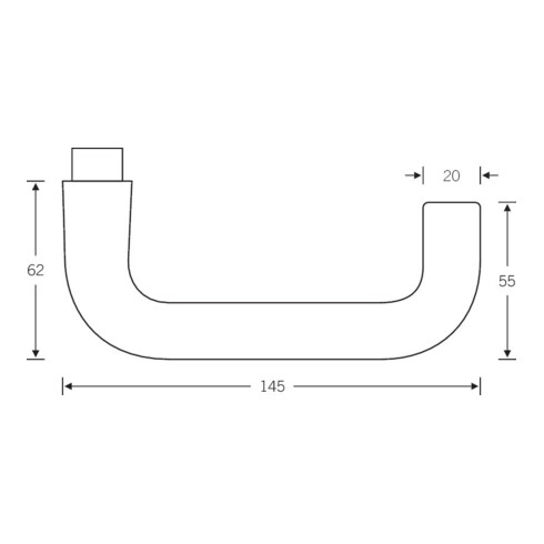 FS-Objekt-Garnitur 79 1070 VA 6204 D/D f.TS 39-48mm PZ DIN re.