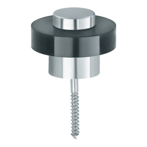 FSB Bodentürpuffer 38 3881 D.45mm H.34mm Alu.naturf./F1 Dübelmontage