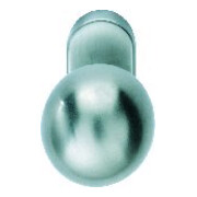 FSB Bouton de porte PT, 07 0802, rosace ovale, alu F1