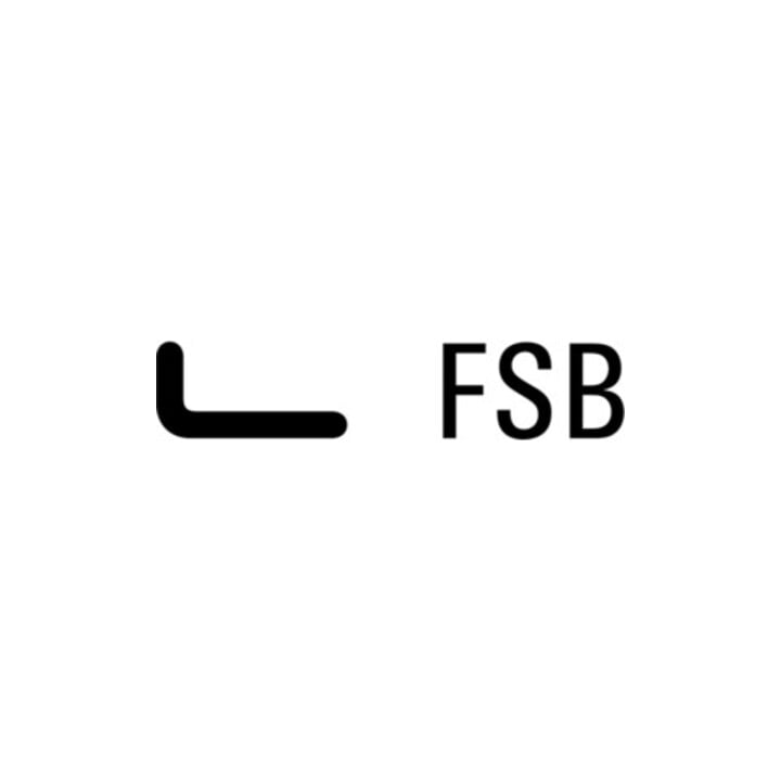 FSB Bouton de porte trou 08 0802 04600 VA 6204 Support 13mm plat