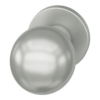 FSB Bouton de porte ZT, 0 23 0802, unilatéral, rosace ronde alu F1