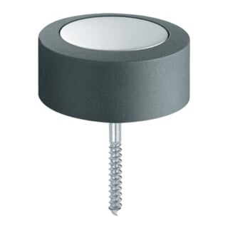 FSB Butoir de porte de sol 38 3878 D.48mm H.24mm VA ma Montage sur cheville